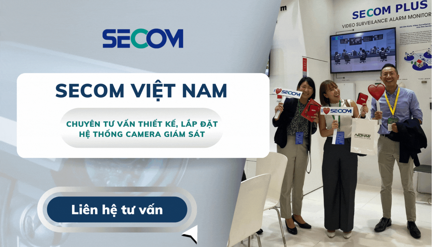 Thiết kế và lắp đặt hệ thống CCTV thông minh với SECOM Việt Nam